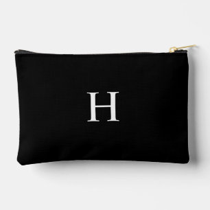 Pochette À Accessoires Monogramme élégant classique noir