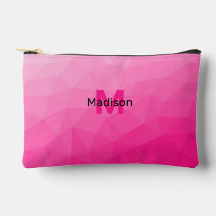 Pochette À Accessoires Monogramme motif de maillage géométrique à dégradé