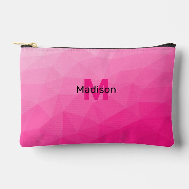 Pochette À Accessoires Monogramme motif de maillage géométrique à dégradé (Recto)