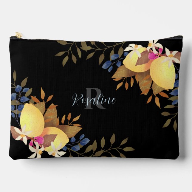 Pochette À Accessoires Monogramme noir chic citron (Recto)