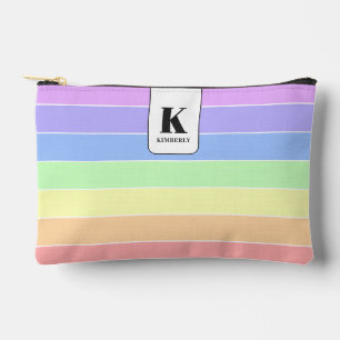 Pochette À Accessoires Monogramme Pastel Arc-en-ciel Grandes couleurs Mod