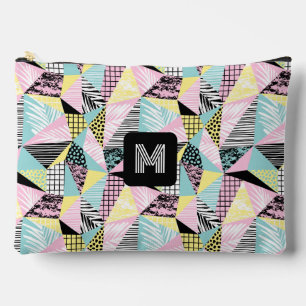 Pochette À Accessoires Monogramme personnalisé Abstrait Motif tropical