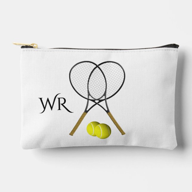 Pochette À Accessoires Monogramme Tennis Sports Thème (Recto)