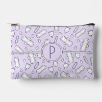 Monogramme violet mignon période cartonnée