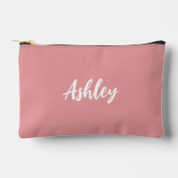 Monographie calligraphique en argile rose