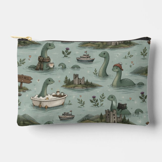 Pochette À Accessoires Monstre du Loch Ness  (Recto)