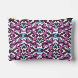 Pochette À Accessoires Mosaïque Géométrique Moderne – Motif de Couleur Ab