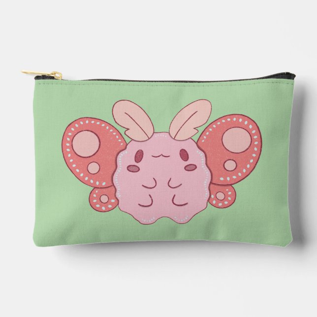 Pochette À Accessoires Moth Pêche guimauve (Recto)