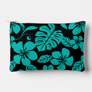 Pochette À Accessoires Motif BIKINI ROSE EN NOIR/TURQUOISE