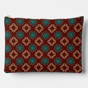 Pochette À Accessoires Motif bleu Brown
