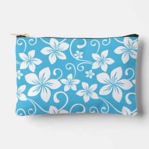 POCHETTE À ACCESSOIRES MOTIF BLUE HAWAII EN BLEU
