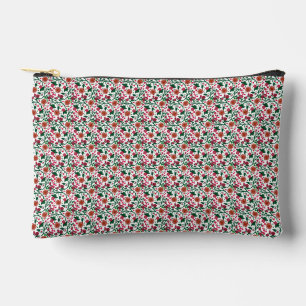Pochette À Accessoires Motif botanique de fleurs de cerisier Floral rou
