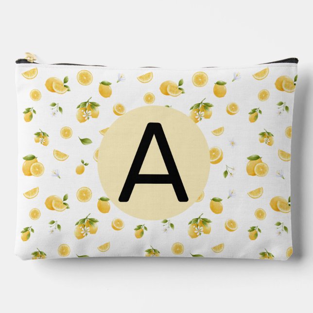 Pochette À Accessoires Motif citron (Recto)