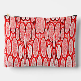 Pochette À Accessoires Motif classique tendance texture rouge