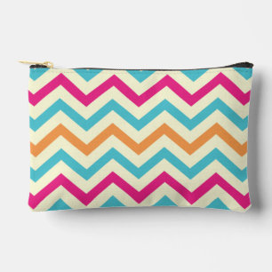 Pochette À Accessoires Motif Coloré Élégant Géométrique Vintage