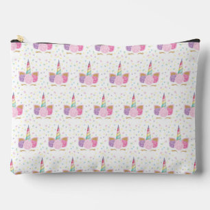 Pochette À Accessoires Motif d'anniversaire de la licorne