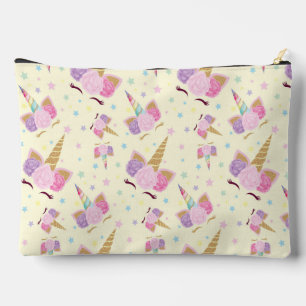 Pochette À Accessoires Motif d'anniversaire de la licorne