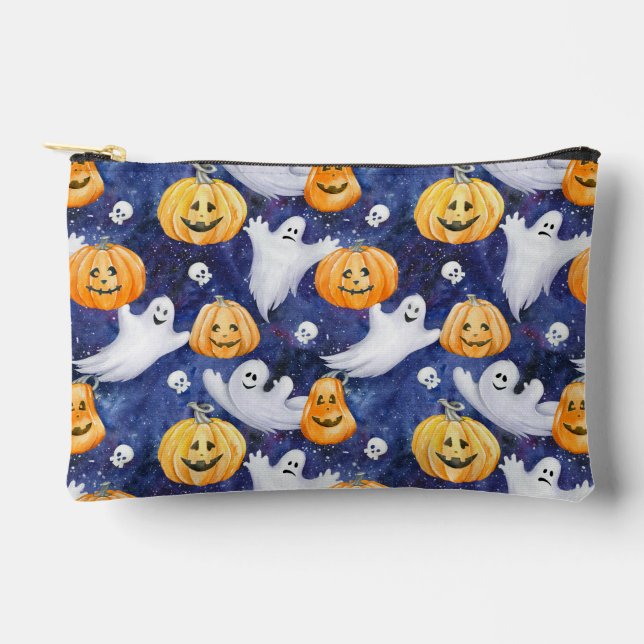 Pochette À Accessoires Motif d'aquarelle Halloween (Recto)