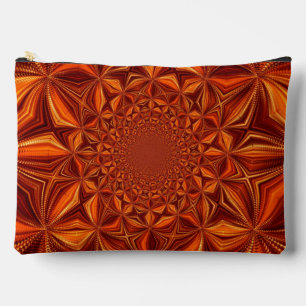 Pochette À Accessoires Motif d'art numérique kaléidoscope rouge-67546