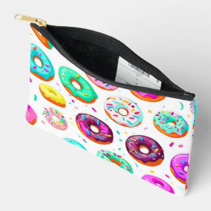 Pochette À Accessoires Motif de beignets à la crème délicieux