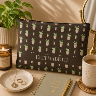 Pochette À Accessoires Motif de cactus sauvage