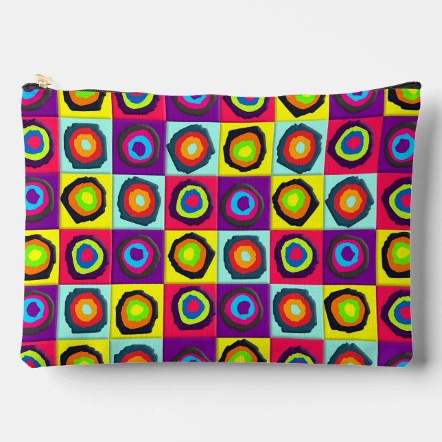 Pochette À Accessoires motif de cercles   (Recto)