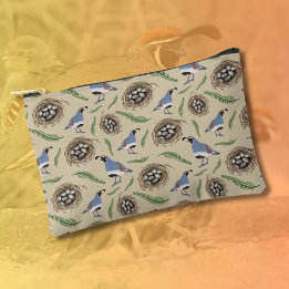 Pochette À Accessoires Motif de colin de Gambel dessiné à la main sur le