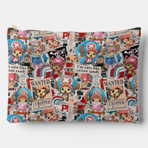 Pochette À Accessoires Motif de collage de docteur pirate mignon   Manga 