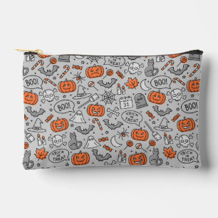 Pochette À Accessoires Motif de doodle pour les enfants mignons Halloween