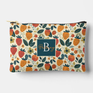 Pochette À Accessoires Motif de fraise personnalisé mignon
