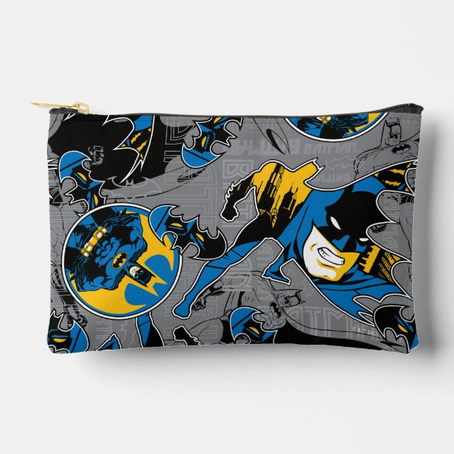 Pochette À Accessoires Motif de lancer à fond Batman (Recto)