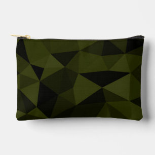 Pochette À Accessoires Motif de maillage géométrique noir foncé de l'armé