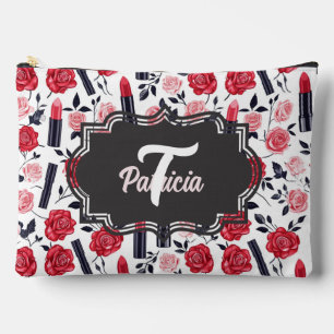 Pochette À Accessoires Motif de maquillage mignon ajouter monogramme
