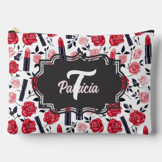 Pochette À Accessoires Motif de maquillage mignon ajouter monogramme