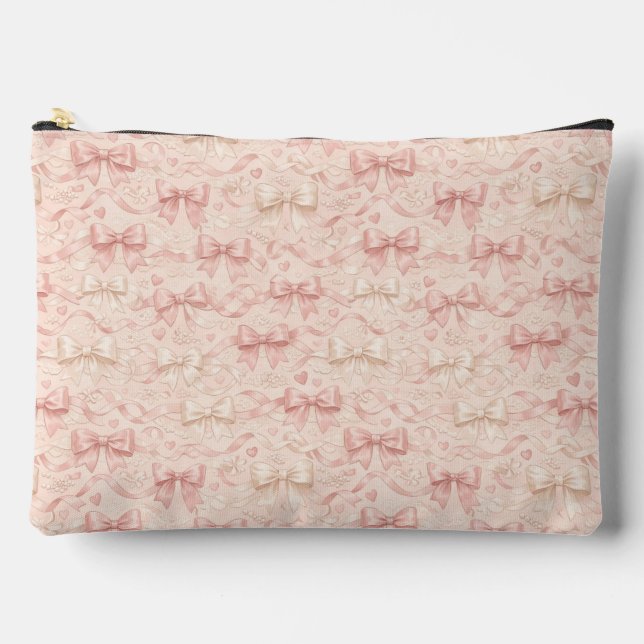 Pochette À Accessoires Motif de nœud coquette (Recto)