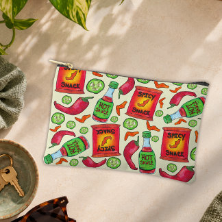 Pochette À Accessoires Motif de nourriture épicée colorée