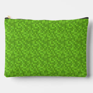 Pochette À Accessoires Motif de pixel vert Rétro 8 bits de jeu