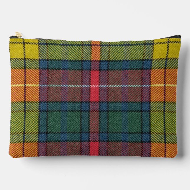 Pochette À Accessoires Motif de Tartan antique de Buchanan (Recto)