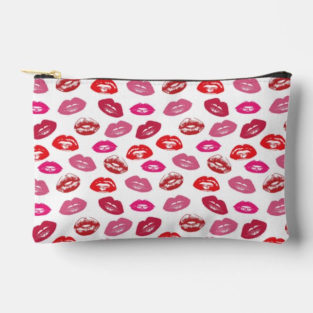 Pochette À Accessoires Motif des lèvres (Recto)