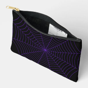 Pochette À Accessoires Motif d'Halloween violet noir