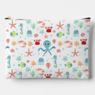 Pochette À Accessoires Motif du monde marin