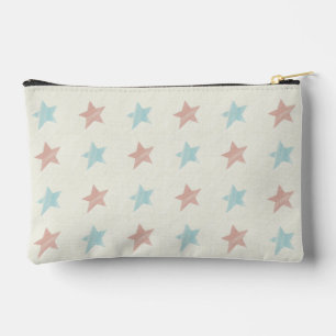 Pochette À Accessoires Motif Étoile Évanescente Rouge Bleu