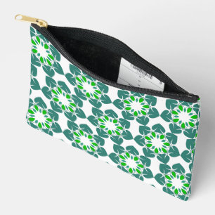 Pochette À Accessoires Motif Feuille, Motif De Feuilles, Feuilles Verts