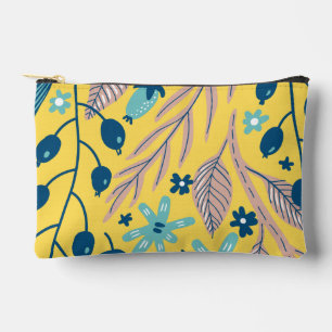 Pochette À Accessoires Motif floral beauté coloré brillant