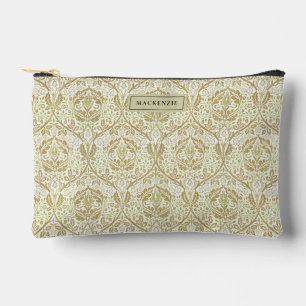 Pochette À Accessoires Motif floral or élégant