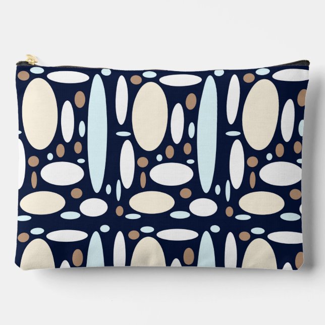 Pochette À Accessoires Motif géométrique (Recto)