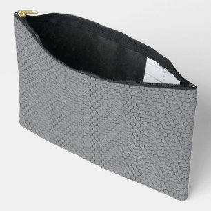Pochette À Accessoires Motif Géométrique Moderne de Grille Hexagonale