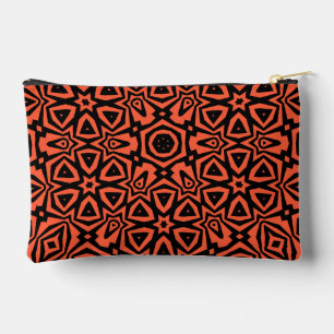 Pochette À Accessoires Motif Géométrique Vintage Mode Mignon