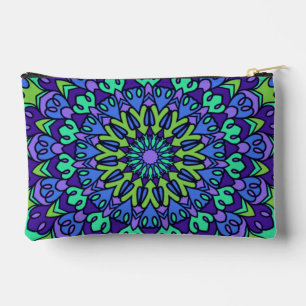 Pochette À Accessoires Motif Géométrique Vintage Tendance Mignon