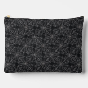 Pochette À Accessoires Motif gothique à toile d'araignée noir et gris